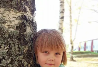 Разбросала листья осень