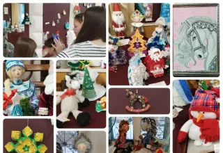 Елочки, снеговики, лошадки